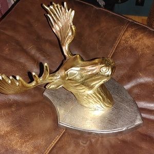 Moose head wall mount